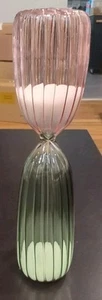 Target Bullseye's Playground Pink and Green Hourglass 6"H. 5 Minute Timer - Picture 1 of 4