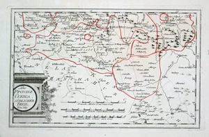 Spain Portugal Cuenca Villarrobledo Map Reilly Engraving Copperplate - Picture 1 of 1