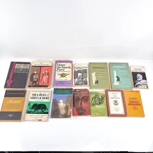 Vintage Shakespeare & Greek Plays Paperback Books 1960s & 70s Lot of 14 School - Picture 1 of 19