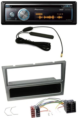 Pioneer CD USB Bluetooth DAB MP3 Autoradio für Opel Corsa C ISO 2000-2004 alumin - Bild 1 von 4