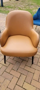 Caramel Tub Chairs X 2 - Picture 1 of 8