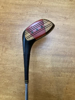 H&B POWERBILT CITATION PERSIMMON Driver Brass Backweight Steel Shaft - Image 1 of 4