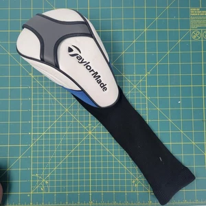 Taylormade Golf Club Driver Wood Blue White Headcover - Picture 1 of 8
