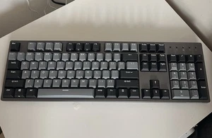 Durgod Taurus K310 kabelgebundene mechanische Tastatur cremeweiß kirschbraun Schalter UK - Bild 1 von 6