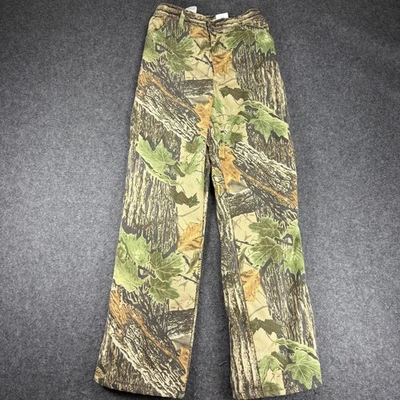 VTG 90s RealTree Camo Insulated Hunting Pants Mens 34x32 Regular Outdoor Green - Image 1 of 4