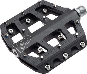 VP Components VP-015 Vice Trail Pedals 9/16" Alloy Body 8 Replaceable Pins Black - Picture 1 of 1