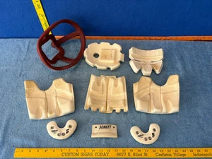 Almohadillas para casco de fútbol americano Schutt Air vintage - Imagen 1 de 18