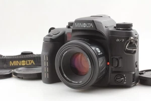 [N MINT w/Strap] Minolta Maxxum Dynax Alpha7 α-7 a7 AF 50mm f1.7 Lens From JAPAN - Picture 1 of 13