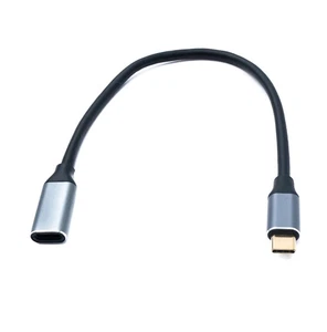 SYSTEM-S USB 3.2 Gen 2 Cable 25 CM Type C Plug To Socket 20 Gbit/S 100 W 20 A - Picture 1 of 4