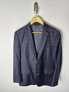 Brooks Brothers Fitzgerald Plaid Wool Sport Coat 42R Made with Reda Italy Fabric - Picture 1 of 11