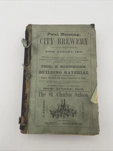 Caron’s Directory Of City Of New Albany For 1882-3 Volume V - Picture 1 of 10
