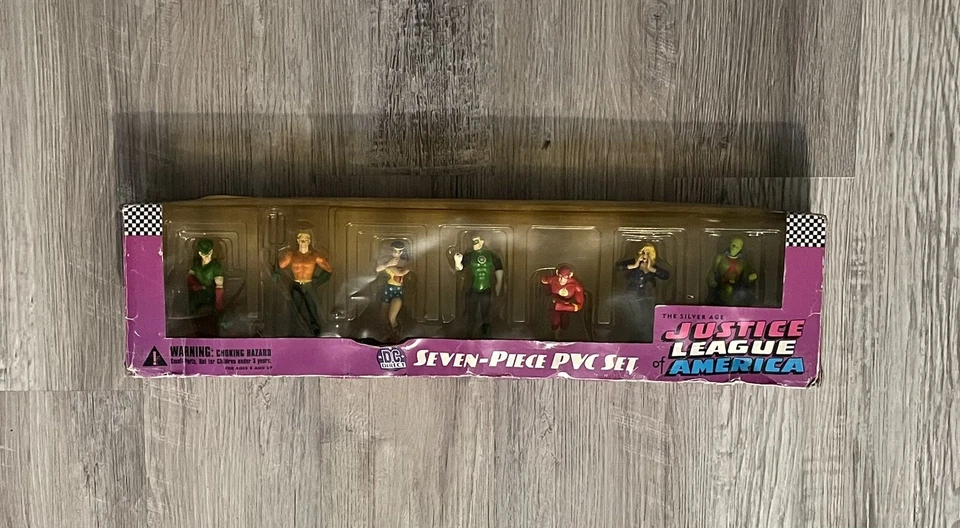 2001 DC Direct Justice League of America Seven-piece PVC Set Action Figures 7