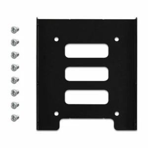 New 2.5" to 3.5" Bay SSD Metal Hard Drive Mounting Bracket Adapter Tray - Picture 1 of 5