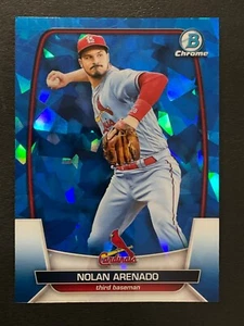 Carta Nolan Arenado 2023 Bowman Chrome Sapphire #62 St. Louis Cardinals - Foto 1 di 2