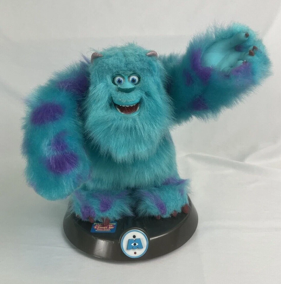 Disney Pixar Monsters Inc. Sully Animated 11" Talking Room Guard Tested Working - Изображение 1 из 4