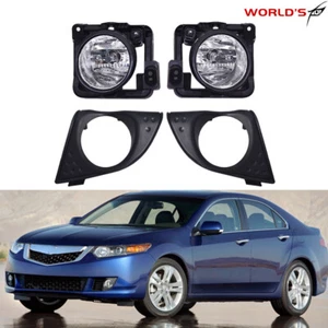 Bumper Fog Lights For Acura TSX 2009-2010 Driving Lamps W/Bulbs Driver&Passenger - Bild 1 von 13