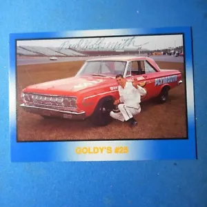 Paul Goldsmith signed 1991 TG MASTERS of RACING #25 1964 Plymouth GN/WC Card #15 - Picture 1 of 3