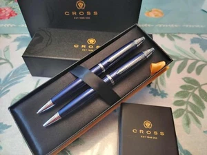 CROSS JEFFERSON STYLER BALLPOINT PEN AND PENCIL SET $110 GRADUATION STUDENT GIFT - Picture 1 of 5