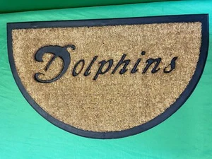 NFL Miami Dolphins Contoured Turf Door Mat NWT - Picture 1 of 3