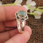 Labradorite Ring Solid 925 Sterling Silver Band Ring Handmade Gift Jewelry J85
