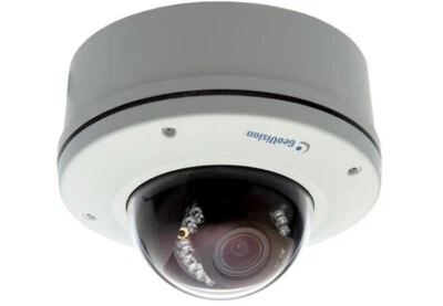 GeoVision GV-VD121D  Vandal ProoF IP  Dome H.264 smoke cover - Image 1 of 4