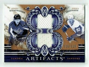 10-11 UD Artifacts Tundra Tandems  Nicklas Backstrom--Johan Franzen /125 Jerseys