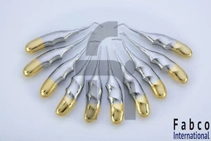 Dentalextraktion Wurzelaufzüge 10 Stück Finger Goldbeschichtet Chirurgisch Dental Inst - Bild 1 von 2