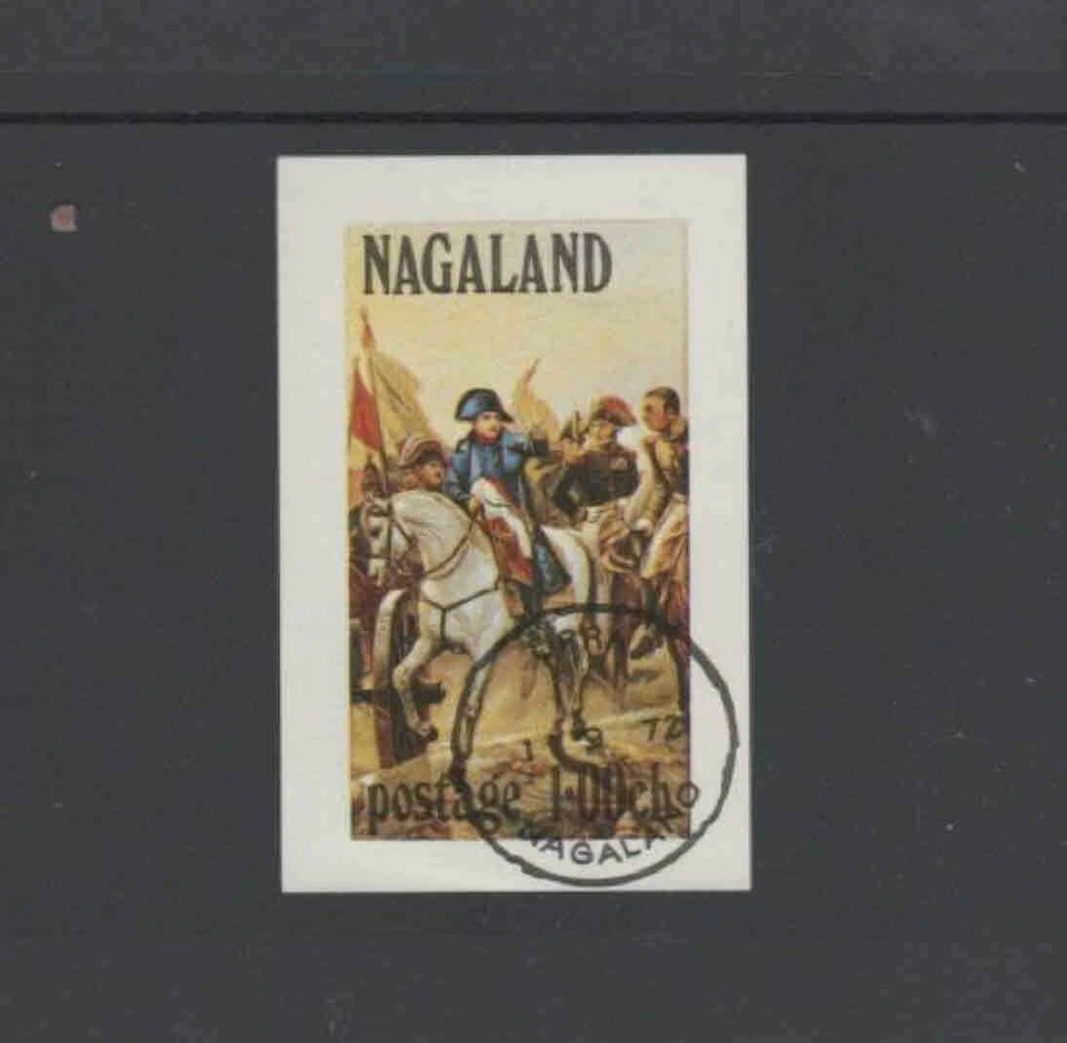 NAGALAND OF INDIA 1972 NAPOLEAN MINT VF NH O.G S/S CTO (6nag) - Image 1 of 1