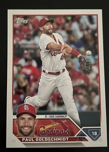 2023 Topps Series 1 Paul Goldschmidt #100 St. Louis Cardinals - Picture 1 of 2