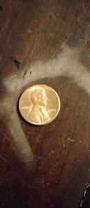 1985 Penny NMM and rim error, "IN GOD WE TRUST" on rim. - Picture 1 of 1
