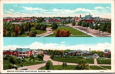 Postcard Marion National Sanitarium in Marion, Indiana~132162