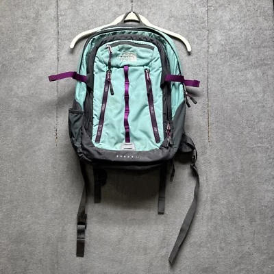 Mochila The North Face Surge II extra grande acolchada compartimento para computadora portátil azul hielo Foto 1 de 4