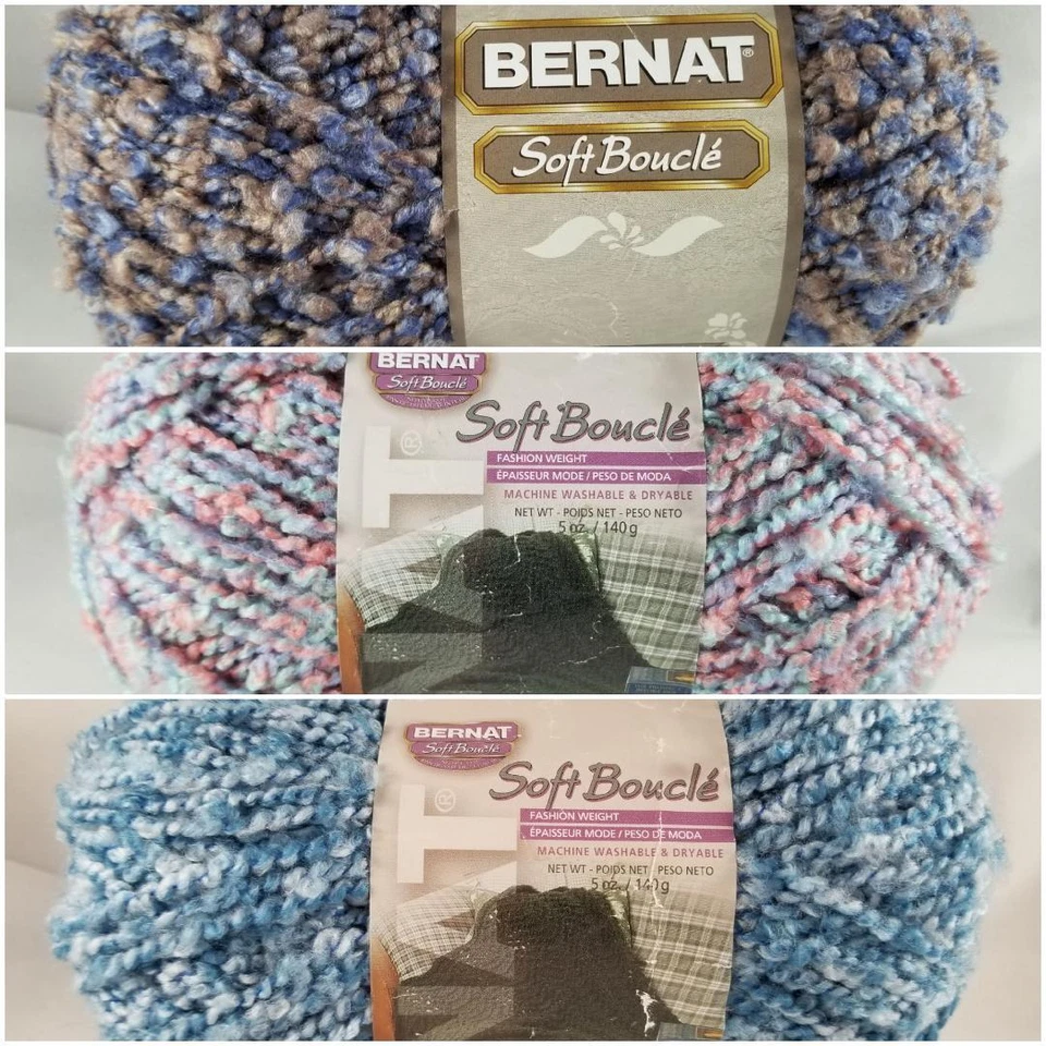 Hilo Bernat Soft Bouclé 97 % acrílico 3 % poliéster 255y 5 oz Foto 1 de 1