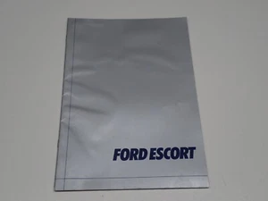 FORD ESCORT ESCORT GHIA ESCORT XR 3 DEPLIANT BROCHURE PROSPEKT ITALIANO (AS5) - Foto 1 di 6