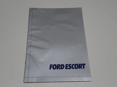 FORD ESCORT ESCORT GHIA ESCORT XR 3 DEPLIANT BROCHURE PROSPEKT ITALIANO (AS5) - Immagine 1 di 4