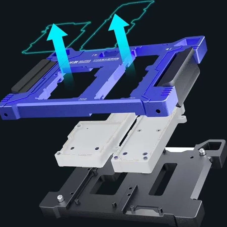 MJ C18 Double-stacked Logic Board Repair Test Fixture for IPhone 11 11 Pro/max - Image 1 of 4