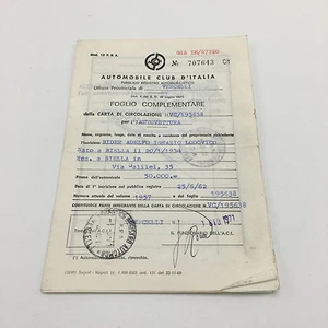 Automóvil Club d'Italia - 1957 - Autovettura - Imagen 1 de 4