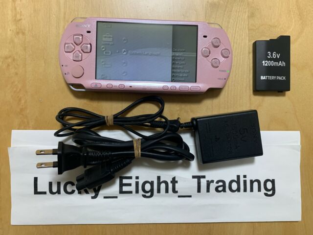 SONY Playstation Portable PSP-3000 Blossom Pink Console Box set tested –  Hakushin Retro Game shop