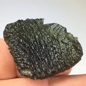 Moldavite Tektite Czech Republic 9.556 Grams Ex Peter Kleiner Collection - Picture 1 of 12