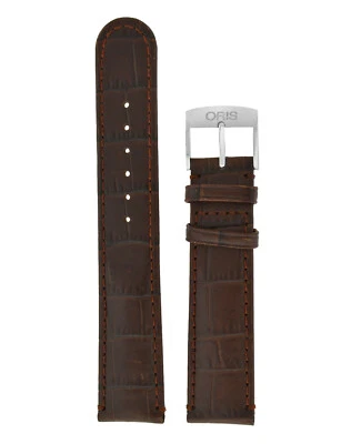 Oris Cuero Caimán Genuino Ref. Correa 5 19 52 marrón 19MM Foto 1 de 3