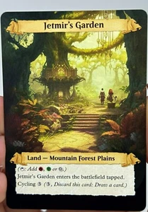 Tarjeta proxy Jetmir's Garden con arte diseñado a medida - Imagen 1 de 2
