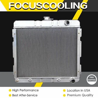 KKS527 3 Rows Radiator For 1967 68 69-73 Dodge Dart Plymouth Valiant Duster L6 Foto 1 de 4