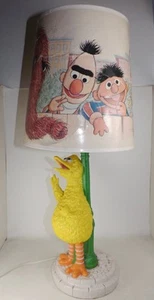 Vintage 1970’s Sesame Street Big Bird Table Lamp W/ Shade Muppets Inc. Working - Picture 1 of 24
