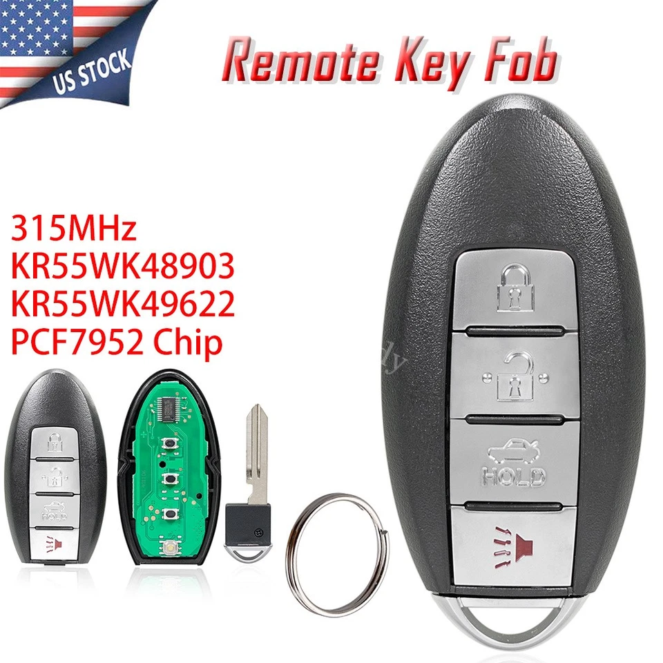 For 2007 2008 Infiniti G35 G 35 Keyless Entry Smart Prox Remote Car Key Fob 4B - Image 1 of 4