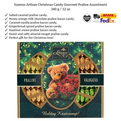 Szamos Praline Christmas Candy Mix 340g - 6 Gourmet Flavors - Saloncukor - Image 1 of 2