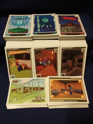 Juego de cartas coleccionables Panini Minecraft Movie Tour of Minecraft BASE 2024 (1-221) Foto 1 de 2