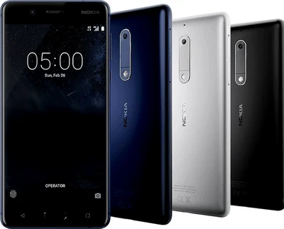 Nokia 5 Smartphone 16GB Matt Black Blue Silver Unlocked Android 4G NFC Mobile - Image 1 of 4