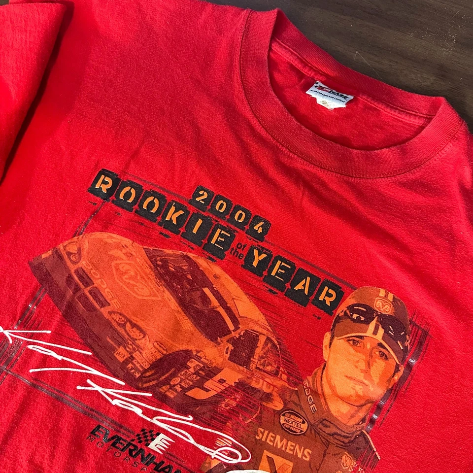 Camiseta de colección Chase para hombre XL roja novato del año Evernham Kasey Kahne NASCAR Foto 1 de 4