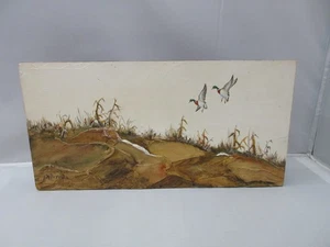 MARY HETHERINGTON Landschaft Stockente Kunst Gemälde auf Holz - Bild 1 von 24