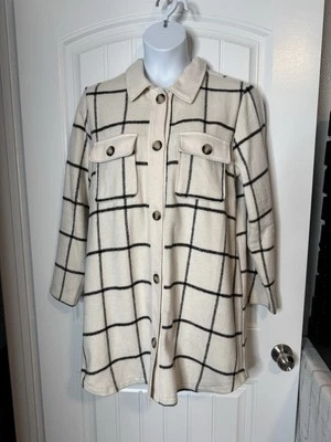 Abrigo Suéter Mello Day XL Marfil Con Bolsillos  Foto 1 de 4